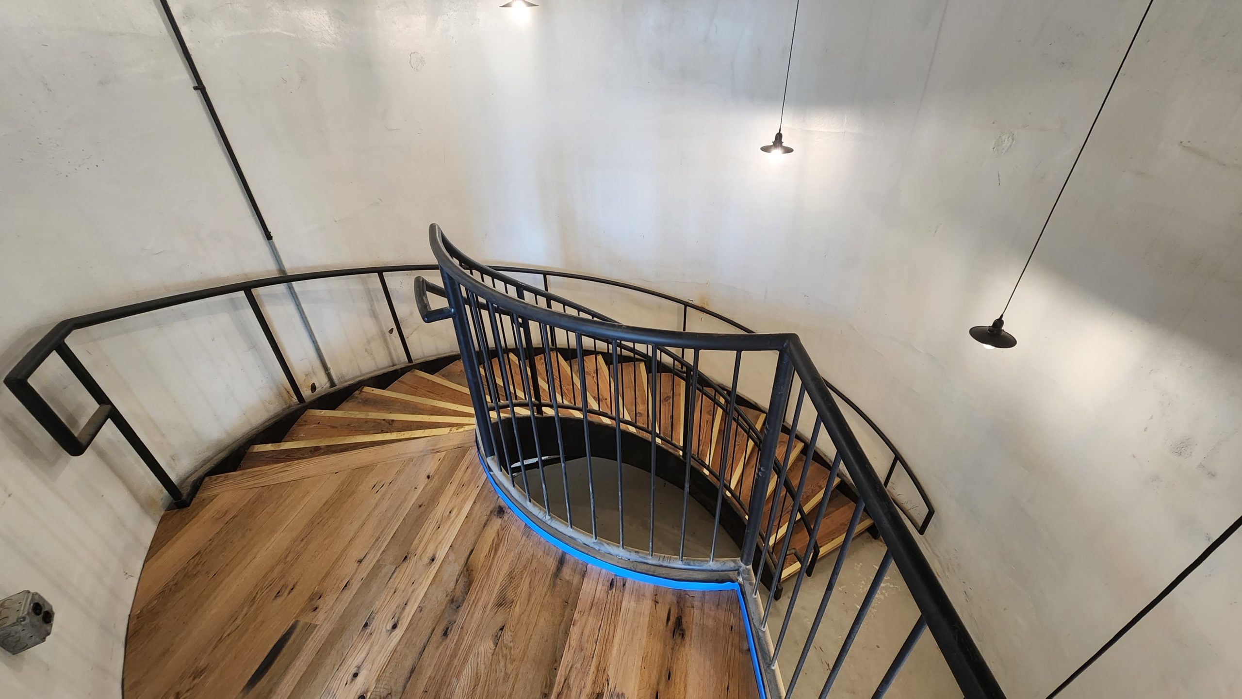 The Spiral Staircase Maintains Historic Appeal