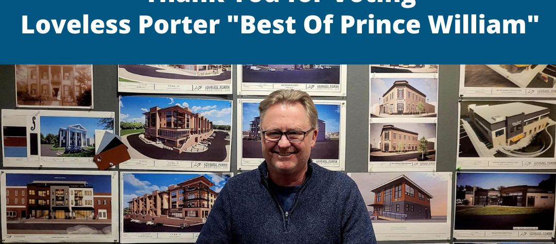 Sean Porter Named “Best of Prince William” Architects