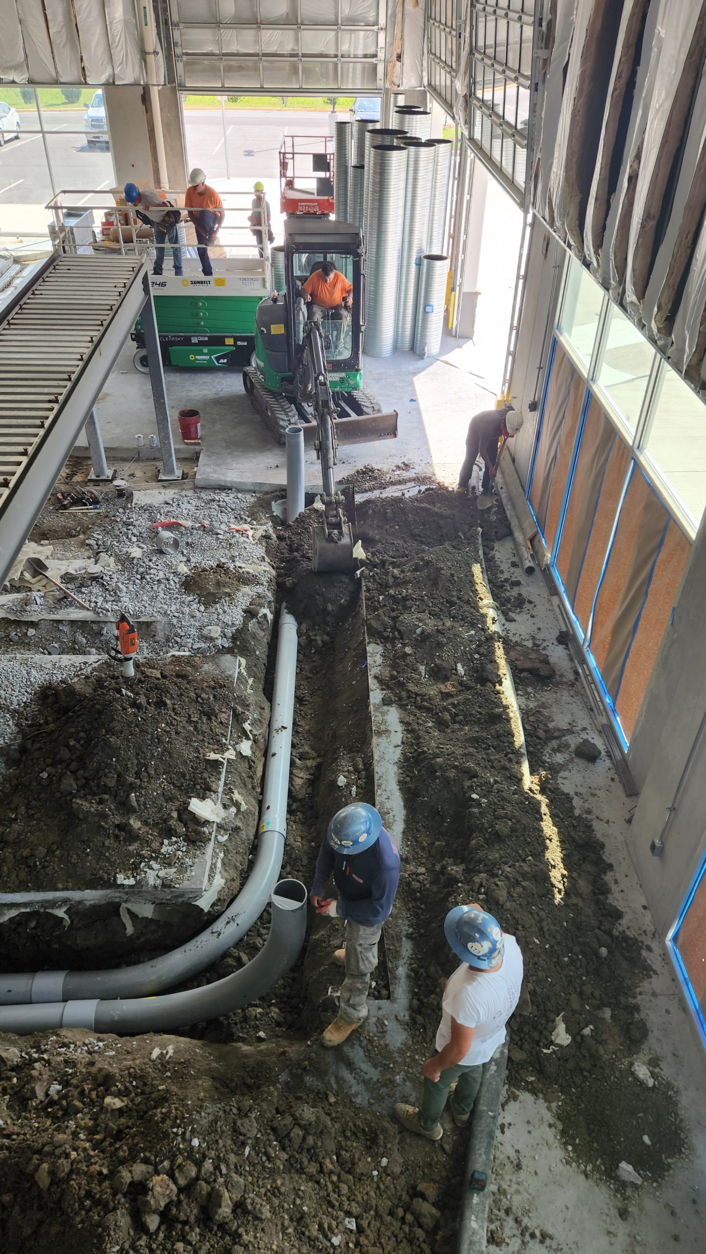 Rt 7 Brewery construction