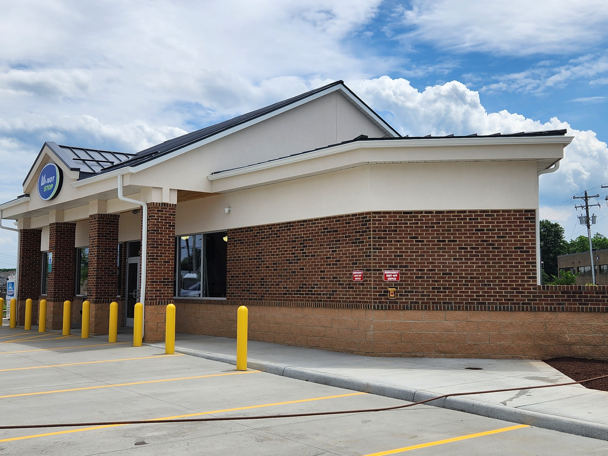 The project added parking and expanded the building footprint