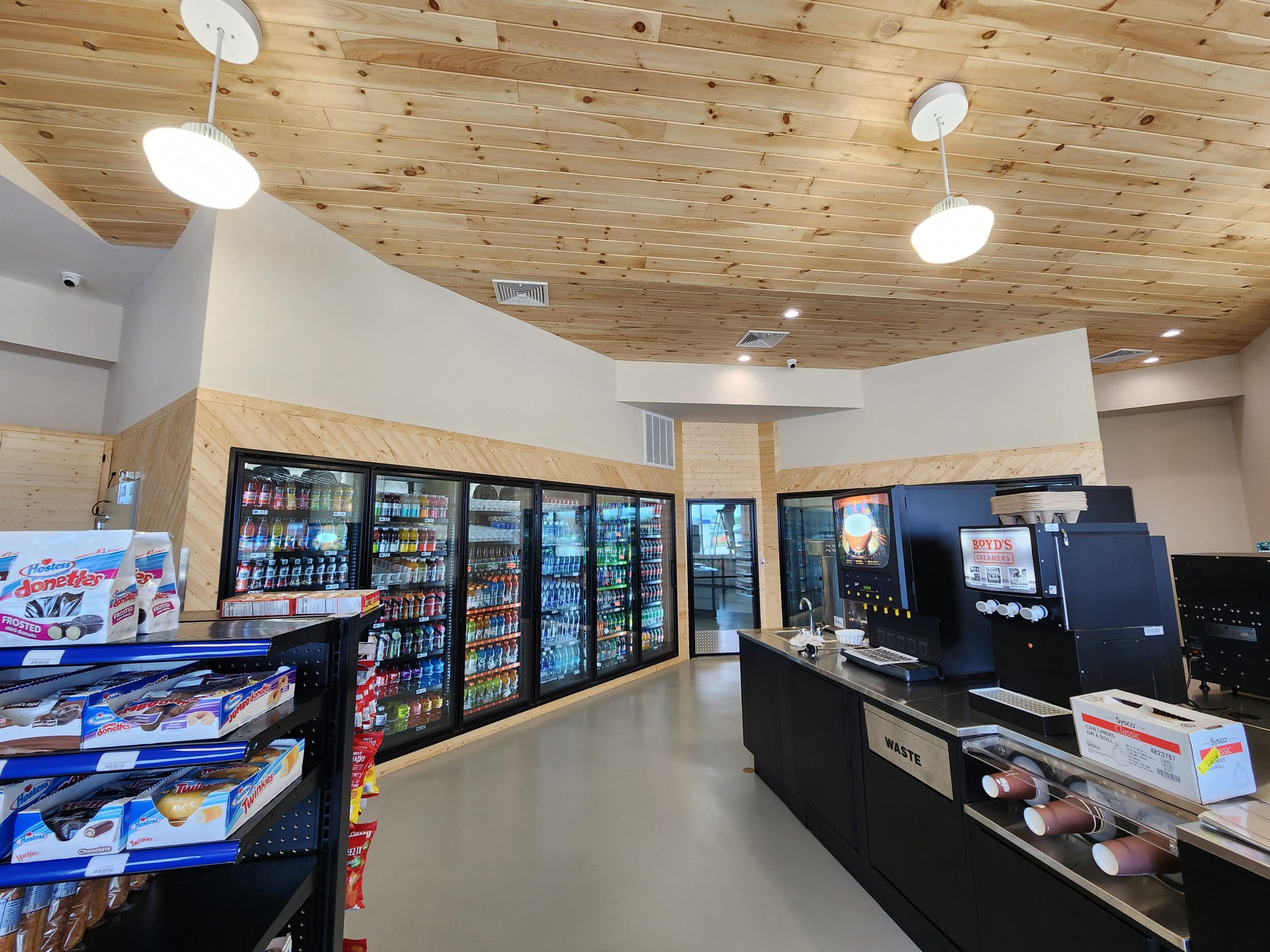 Retail aisles are designed to encourage exploration and lingering